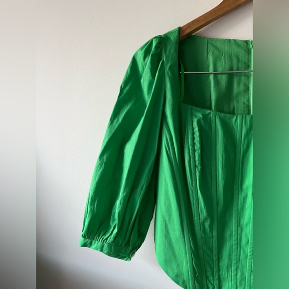 Jason Wu Green Corset Top Small - Picture 3 of 10